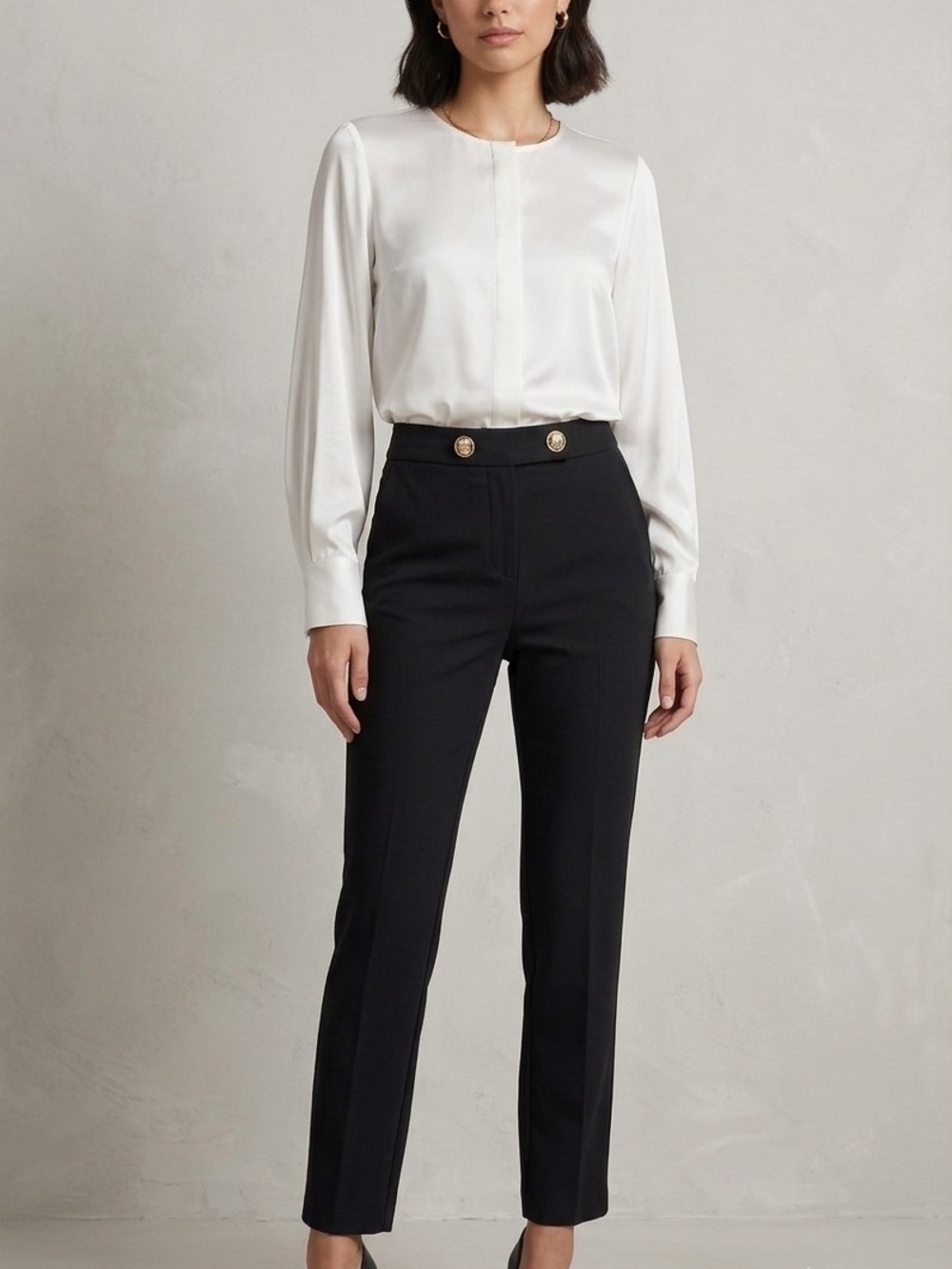 J&L Atelier Ankle Slacks Small